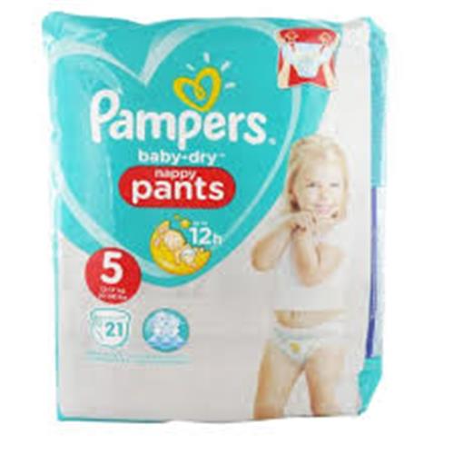 PAMPERS PANTS S (4 TO 8)Kg 21 PANTS